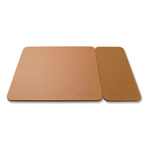 Image of Spracht MagPad Charger and Mouse Pad, Brown