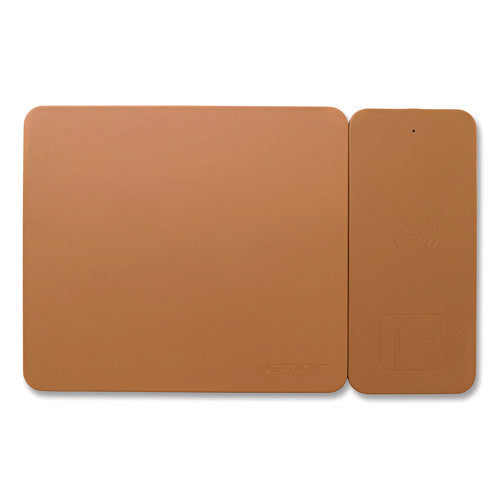 Image of Spracht MagPad Charger and Mouse Pad, Brown