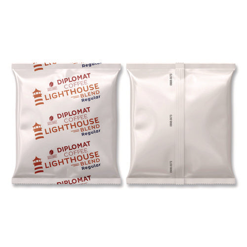 Image of Diplomat Coffee Light House Frac Pack, 2.5 oz, 100/Carton