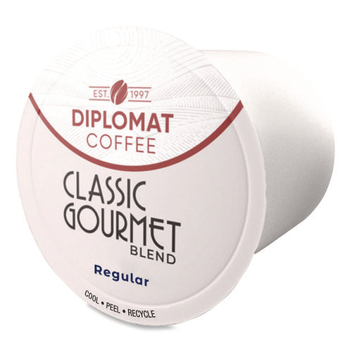 Image of Diplomat Coffee Classic Gourmet DC-Cup, 10 g, 96/Carton