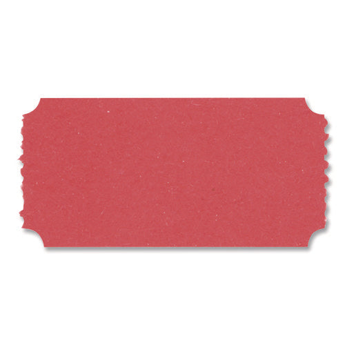 Image of Coin-Tainer Single Ticket Roll, Admit One, Red, 2,000/roll