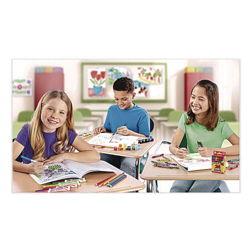 Image of Cra-Z-Art® Washable Kids' Paint Set, with Artist Brush, 12 Assorted Colors/Pack