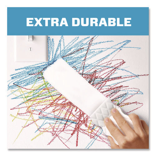 Image of Mr. Clean® Magic Eraser Extra Durable. 4.6 X 2.4, 0.7" Thick, White, 7/pack