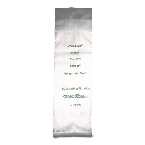 Image of Green Klean® Replacement Vacuum Bags, Fits Allstar/century/karcher/prochem/sebo/versamatic Plus/windsor Sensor, 10/pack