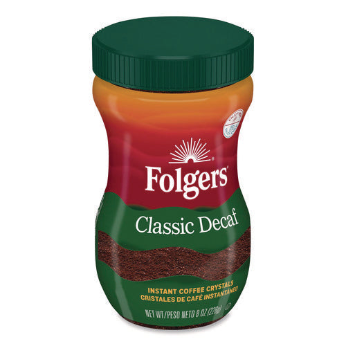 Image of Folgers® Classic Decaf Instant Coffee, 8 oz Jar