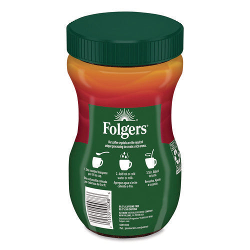 Image of Folgers® Classic Decaf Instant Coffee, 8 oz Jar