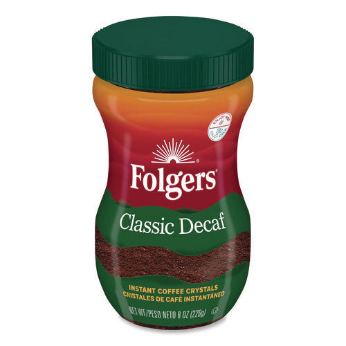 Image of Folgers® Classic Decaf Instant Coffee, 8 oz Jar