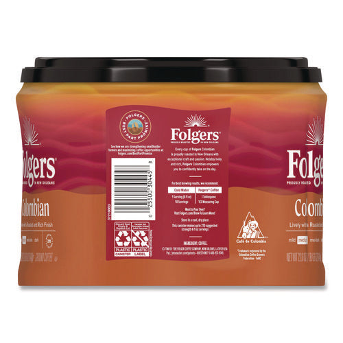 Image of Folgers® 100% Columbian Coffee, 22.6 oz Canister