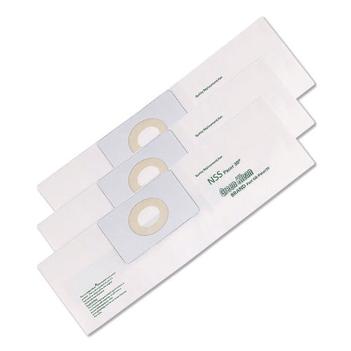 Image of Green Klean® Replacement Vacuum Bags, Fits Nss Pacer 30, 3/pack