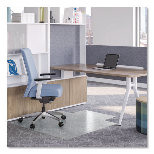 Image of deflecto® Oceanmat Carpet Chair Mat, 36 x 48, Lipped, Clear