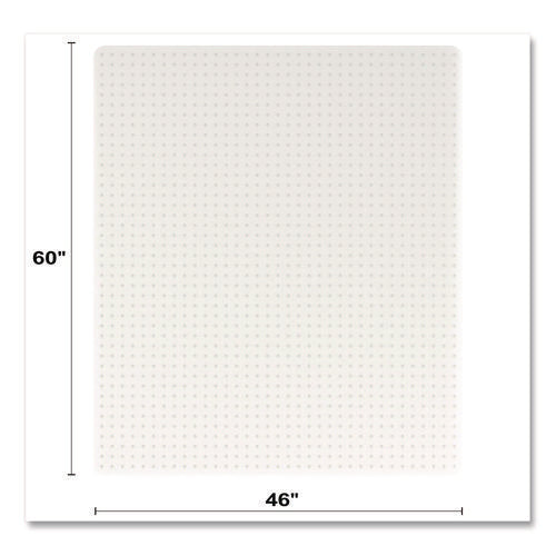 Image of deflecto® Oceanmat Carpet Chair Mat, 46 x 60, Clear
