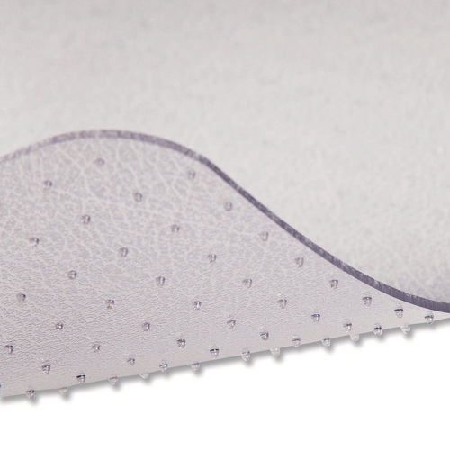 Image of deflecto® Oceanmat Carpet Chair Mat, 45 x 53, Lipped, Clear