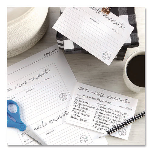 Image of Neenah Paper EXACT INDEX CARD STOCK, 94 BRIGHT, 110 LB INDEX WEIGHT, 8.5 X 11, WHITE, 250/PACK