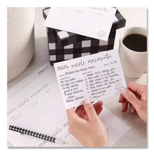 Image of Neenah Paper EXACT INDEX CARD STOCK, 94 BRIGHT, 110 LB INDEX WEIGHT, 8.5 X 11, WHITE, 250/PACK