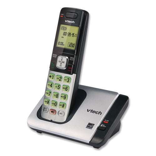 Image of Vtech® CS6719 CORDLESS TELEPHONE, BLACK/SILVER