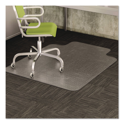 Image of deflecto® Duramat Moderate Use Chair Mat For Low Pile Carpet, 46 X 60, Wide Lipped, Clear