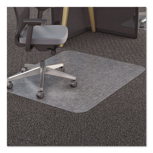 Image of deflecto® All Day Use Chair Mat - All Carpet Types, 36 X 48, Rectangular, Clear