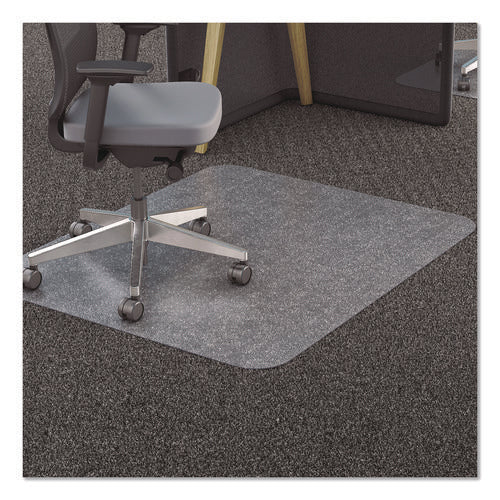 Image of deflecto® All Day Use Chair Mat - All Carpet Types, 46 X 60, Rectangle, Clear