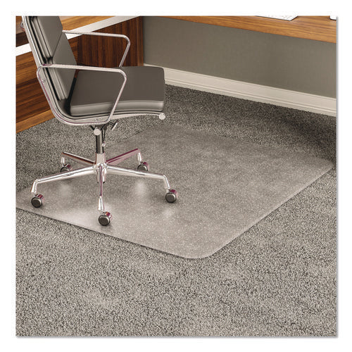 Image of deflecto® Execumat All Day Use Chair Mat For High Pile Carpet, 46 X 60, Rectangular, Clear
