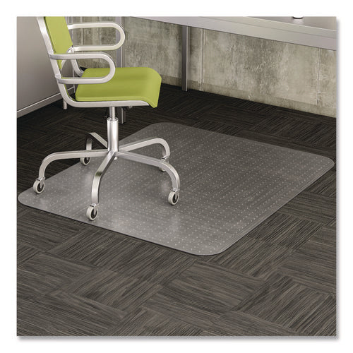 Image of deflecto® Duramat Moderate Use Chair Mat, Low Pile Carpet, Flat, 45 X 53, Rectangle, Clear