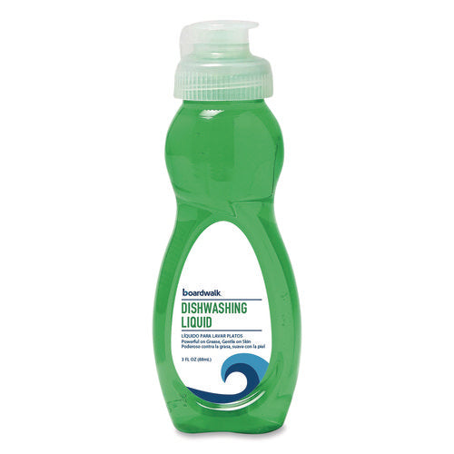 Image of Boardwalk® Manual Dish Soap, Fresh Scent, 3 oz Bottle, 72/Carton