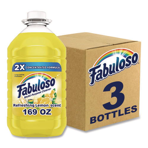 Image of Fabuloso® Multi-Use Cleaner, Lemon Scent, 169 Oz Bottle, 3/carton