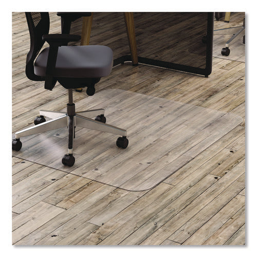 Image of deflecto® All Day Use Chair Mat - Hard Floors, 46 X 60, Rectangle, Clear