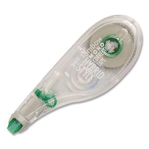 Image of Tombow® MONO Hybrid Style Correction Tape, Non-Refillable, Clear Applicator, 0.17" x 394", 10/Pack