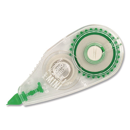 Image of Tombow® MONO Mini Correction Tape, Non-Refillable, Clear Applicator, 0.17" x 315", 10/Pack