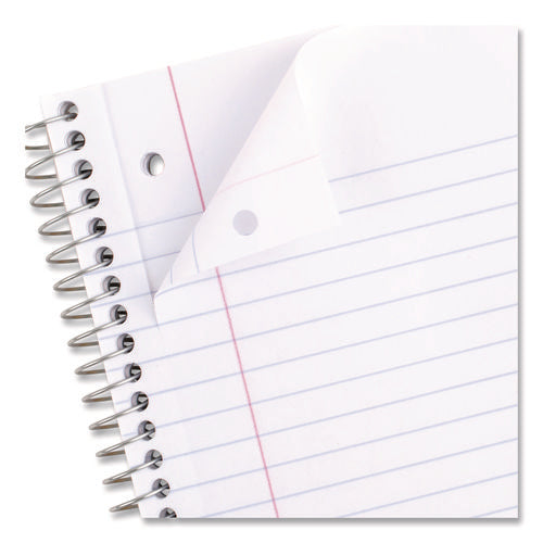 Image of Mead® Spiral Notebook, 1-Subject, Wide/Legal Rule, Randomly Assorted Cover Color, (100) 10.5 x 7.5 Sheets