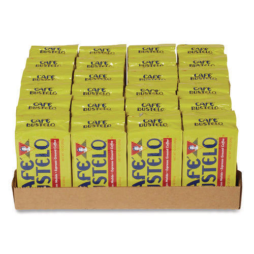 Image of Cafe Bustelo Coffee Brick, Espresso, 10 oz Brick Pack, 24/Carton