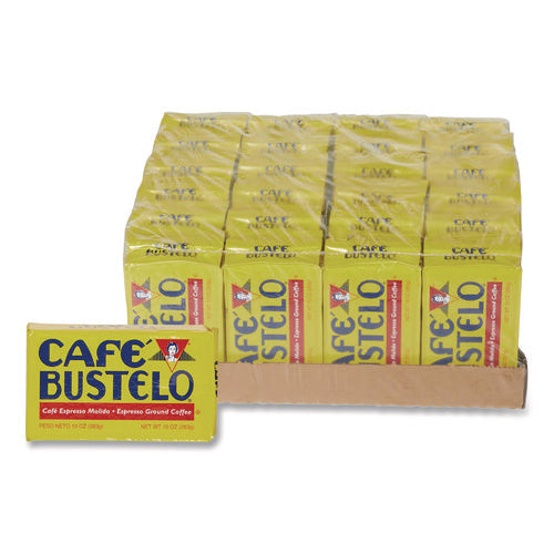 Image of Cafe Bustelo Coffee Brick, Espresso, 10 oz Brick Pack, 24/Carton