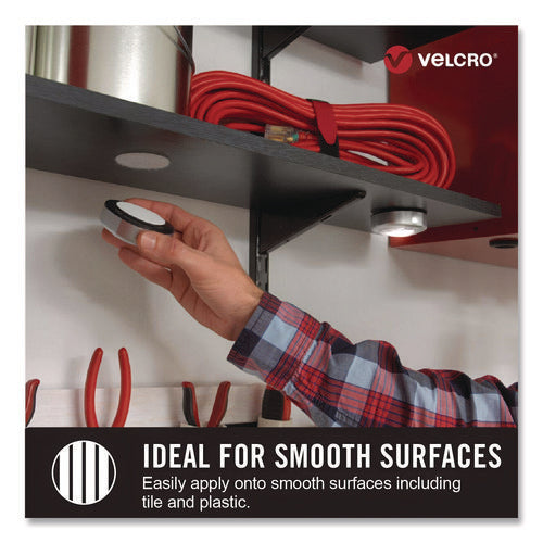 Image of VELCRO® Brand Industrial Strength Heavy-Duty Fastener, 2" X 4 Ft, Black, 2/pack