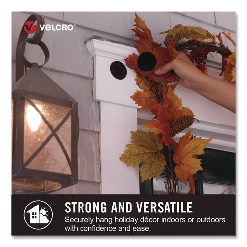 Image of VELCRO® Brand Industrial Strength Heavy-Duty Fastener, 2" X 4 Ft, Black, 2/pack