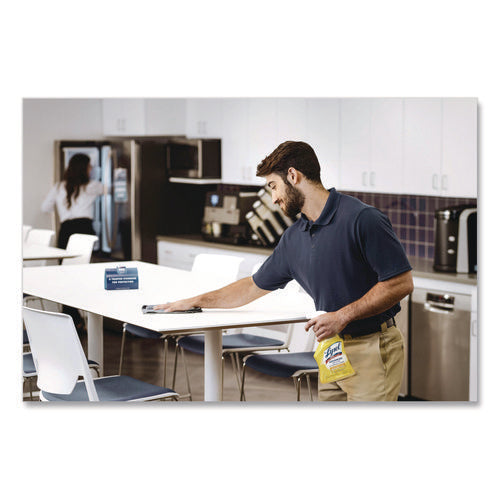 Image of Professional LYSOL® Brand Advanced Deep Clean All Purpose Cleaner, Lemon Breeze, 32 Oz Trigger Spray Bottle, 12/carton