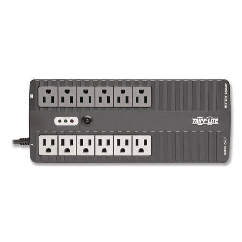 Image of Tripp Lite by Eaton Internet Office Ultra-Compact Desktop Standby Ups, 12 Outlets, 750 Va, 420 J