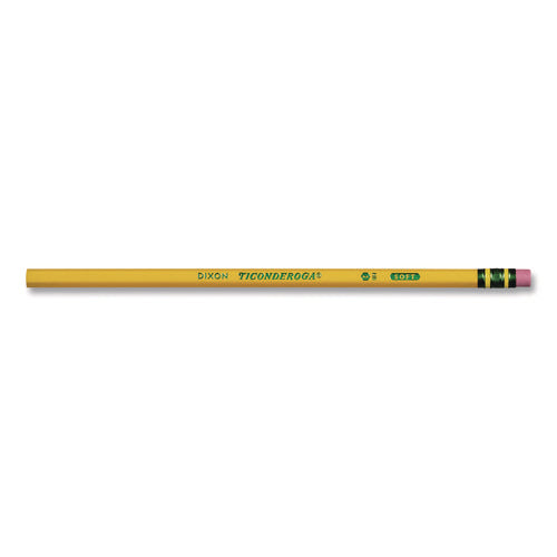 Image of Ticonderoga® Pencils, B (#1), Black Lead, Yellow Barrel, Dozen