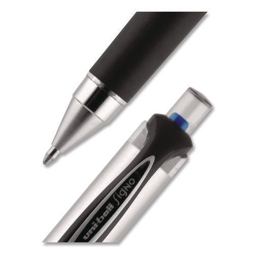 Image of uniball® 207 Impact RT Gel Retractable Pen Refills, Bold 1 mm Conical Tip, Blue Ink, 2/Pack