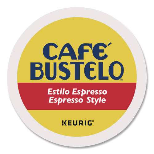 Image of Cafe Bustelo Espresso Style K-Cups, 96/carton