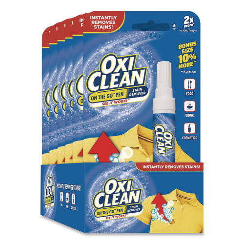 Image of OxiClean On-the-Go Pen Stain Remover, Bonus Size, 22 mL, 6/Pack