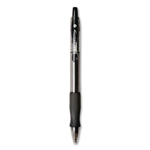 Image of BIC® GLIDE Bold Ballpoint Pen Value Pack, Retractable, Bold 1.6 mm, Black Ink, Smoke Barrel, 36/Pack