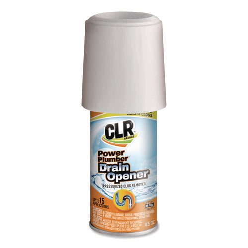 Image of CLR® Power Plumber Drain Opener, 4.5 oz Aerosol Spray, 6/Carton