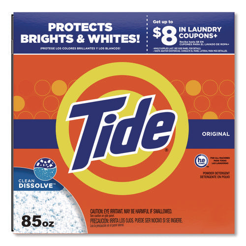 Image of Tide® He Laundry Detergent, Original Scent, Powder, 85 Oz Box, 3/carton