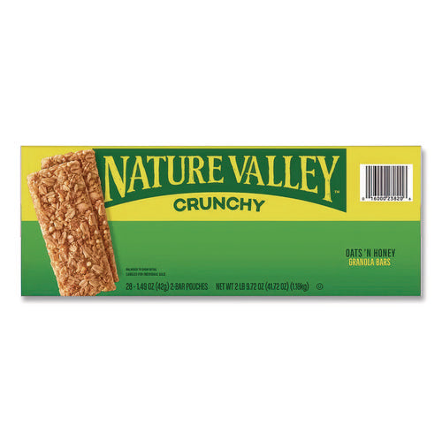 Image of Nature Valley® Granola Bars, Crunchy Oats And Honey, 1.5 Oz Pouch, 28/box