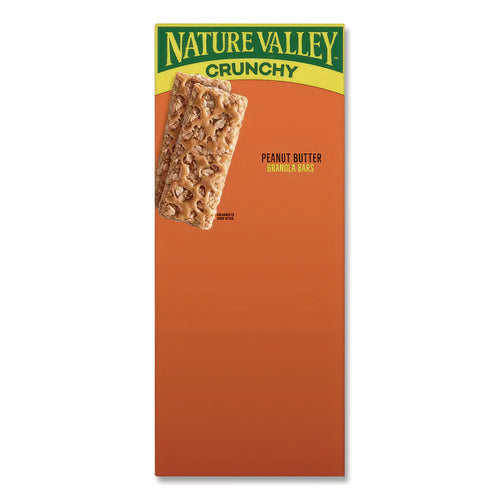 Image of Nature Valley® Granola Bars, Crunchy Peanut Butter, 1.5 Oz Pouch, 28/box
