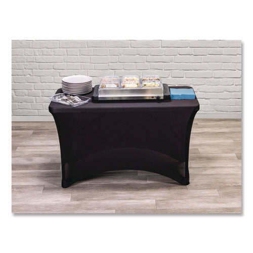 Image of Iceberg Igear Fabric Table Cover, Polyester/spandex, 24" X 48", Black