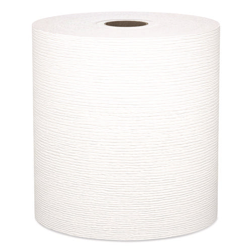 Image of Kleenex® Hard Roll Paper Towels with Premium Absorbency Pockets, 1-Ply, 8" x 425 ft, 1.5" Core, White, 12 Rolls/Carton