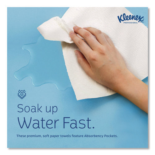 Image of Kleenex® Multi-Fold Paper Towels, Convenience, 9.2 x 9.4, White, 150/Pack, 8 Packs/Carton
