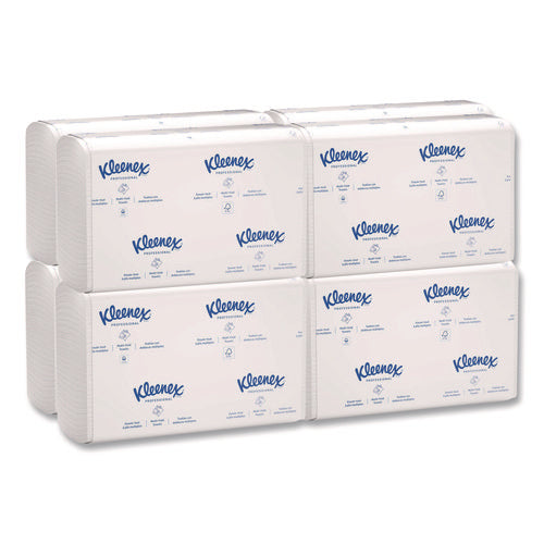 Image of Kleenex® Multi-Fold Paper Towels, Convenience, 9.2 x 9.4, White, 150/Pack, 8 Packs/Carton