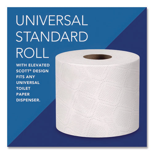 Image of Scott® Essential Standard Roll Bathroom Tissue, Septic Safe, 2-Ply, White, 550 Sheets/roll, 40 Rolls/carton